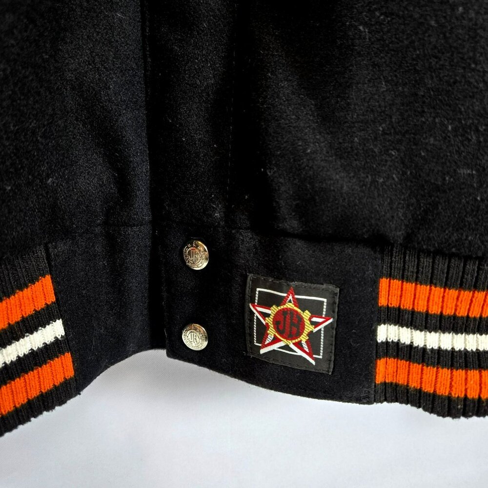 San Francisco Giants Wool Leather Baseball Reversible Jacket 3XL JH Design EUC - Picture 8 of 16